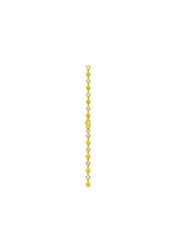 TOMEI Diamond Cut Collection Bracelet, Yellow Gold 916/22K