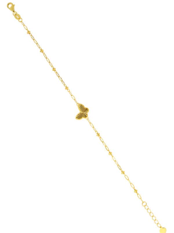 TOMEI Butterfly Bracelet, Yellow Gold 916/22K
