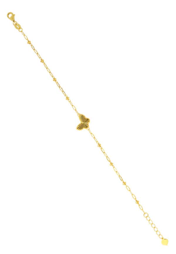 TOMEI Butterfly Bracelet, Yellow Gold 916/22K