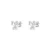 TOMEI Butterfly Diamond Earrings, White Gold 585/14K