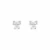 TOMEI Butterfly Diamond Earrings, White Gold 585/14K