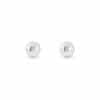 TOMEI Pearlfect Love Earrings, White Gold 585/14K