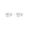 TOMEI Pearlfect Love Earrings, White Gold 585/14K