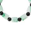 TOMEI Palace Grace Engraved Jade Tube Bracelet