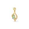 TOMEI Hulu Jade Diamond Pendant, Yellow Gold 750/18K