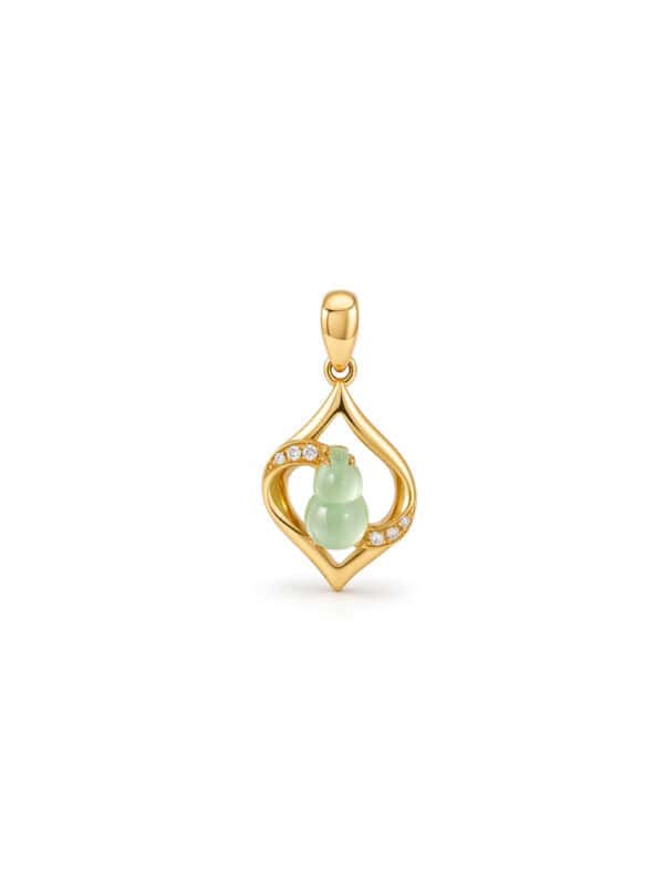 ssmy-zone-1791795850-Tomei_0042_P6432Y_1.png.jpg TOMEI Hulu Jade Diamond Pendant, Yellow Gold 750/18K