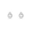TOMEI Donut Earrings, White Gold 585/14K