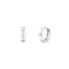 TOMEI Hoop Earrings, White Gold 585/14K