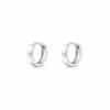 TOMEI Hoop Earrings, White Gold 585/14K