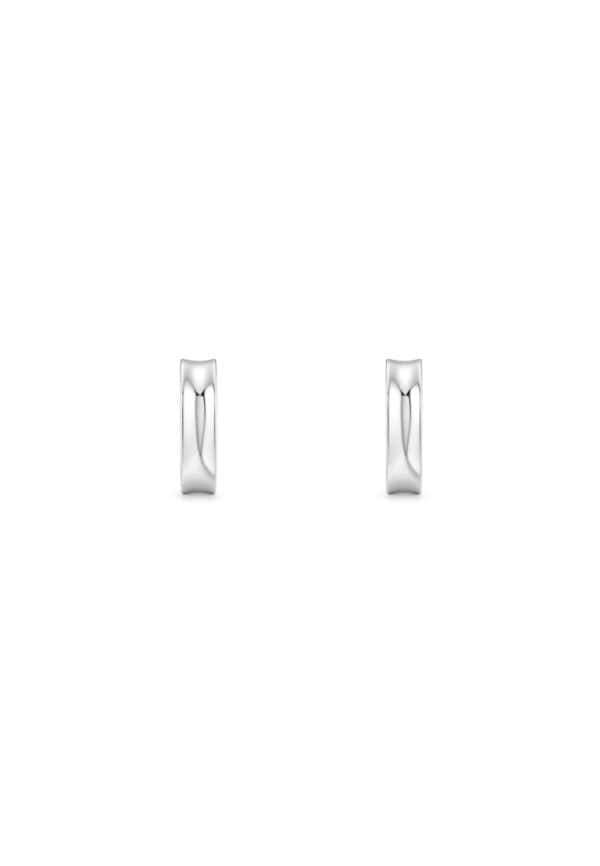 TOMEI Hoop Earrings, White Gold 585/14K