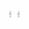 TOMEI Hoop Earrings, White Gold 585/14K