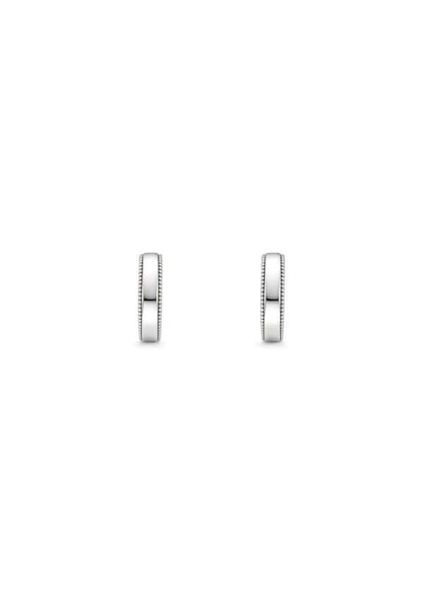 TOMEI Hoop Earrings, White Gold 585/14K
