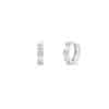 TOMEI Hoop Round Earrings, White Gold 585/14K