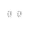 TOMEI Hoop Round Earrings, White Gold 585/14K