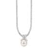 TOMEI Pearl Pendant Set, White Gold 585/14K
