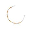 TOMEI Italia Bracelet, White+Rose+Yellow Gold 585/14K
