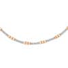 TOMEI Italia Bracelet, White+Rose Gold 585/14K