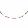 TOMEI Italia Bracelet, White+Rose Gold 585/14K