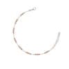 TOMEI Italia Bracelet, White+Rose Gold 585/14K
