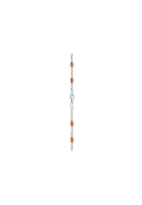 TOMEI Italia Bracelet, White+Rose Gold 585/14K
