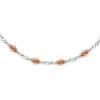 TOMEI Italia Bracelet, White+Rose Gold 585/14K