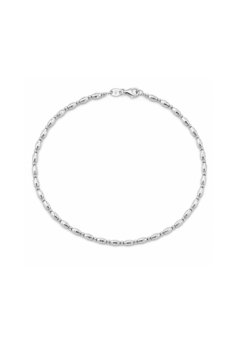 TOMEI Italia Anklet, White Gold 585/14K