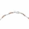 TOMEI Italia Anklet, White+Rose Gold 585/14K