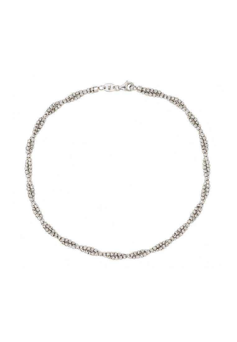 TOMEI Italia Anklet, White Gold 585/14K