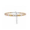TOMEI Italia Bangle, White+Rose+Yellow Gold 585/14K