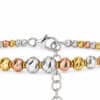 TOMEI Italia Bangle, White+Rose+Yellow Gold 585/14K