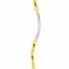 TOMEI Dual-Tone Bracelet, Yellow Gold 916/22K