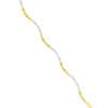 TOMEI Dual-Tone Bracelet, Yellow Gold 916/22K