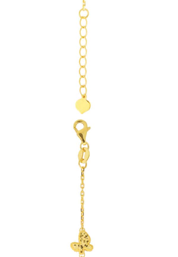 TOMEI Butterfly Bracelet, Yellow Gold 916/22K