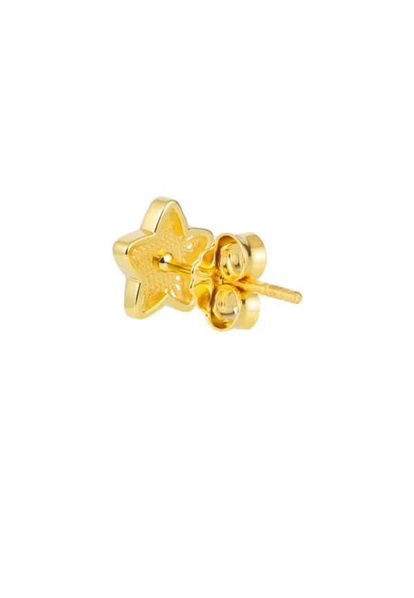 TOMEI Star Earrings, Yellow Gold 916/22K