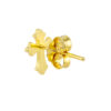 TOMEI Cross Earrings, Yellow Gold 916/22K