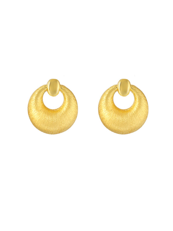 TOMEI Earrings, Yellow Gold 916/22K