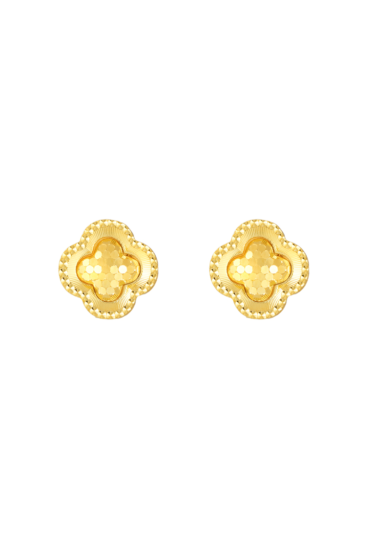 TOMEI Earrings, Yellow Gold 916/22K