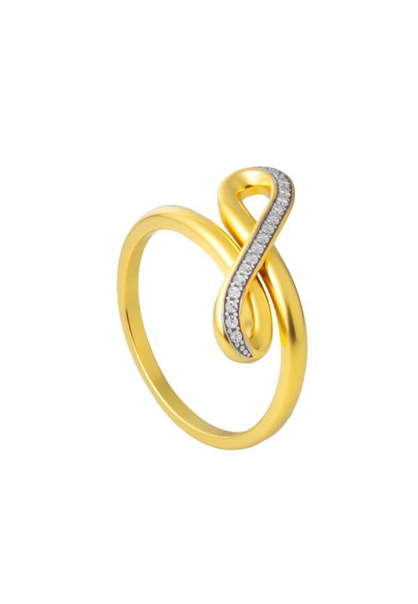 TOMEI Diamond Cut Collection Ring,Yellow Gold 916/22K