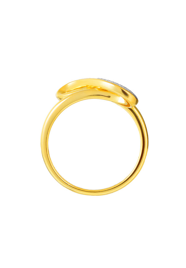 TOMEI Diamond Cut Collection Ring,Yellow Gold 916/22K