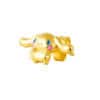 TOMEI I Sanrio Pink Cinnamoroll Earrings, Yellow Gold 916/22K