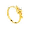 TOMEI I Sanrio Pink Cinnamoroll Ring, Yellow Gold 916/22K
