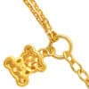 TOMEI Bear Bracelet, Yellow Gold 916/22K