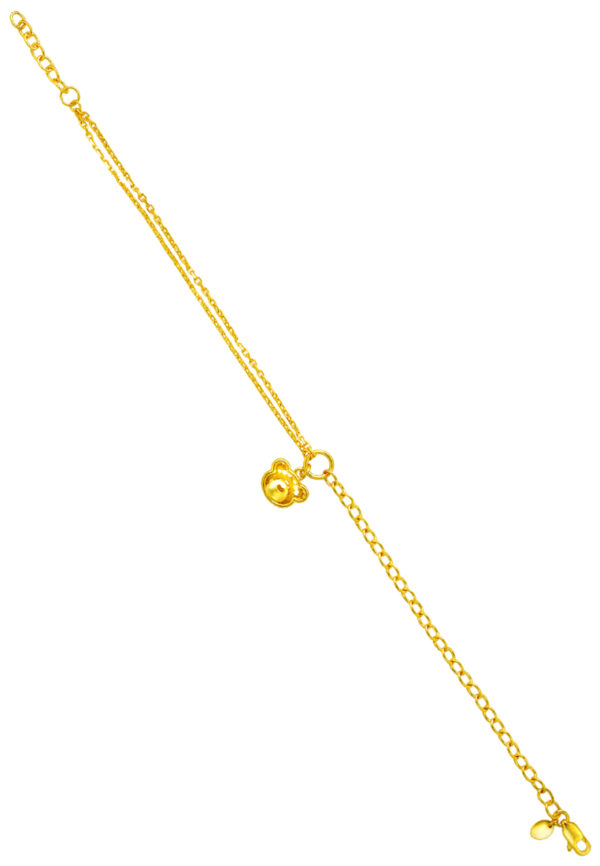 TOMEI Bear Bracelet, Yellow Gold 916/22K