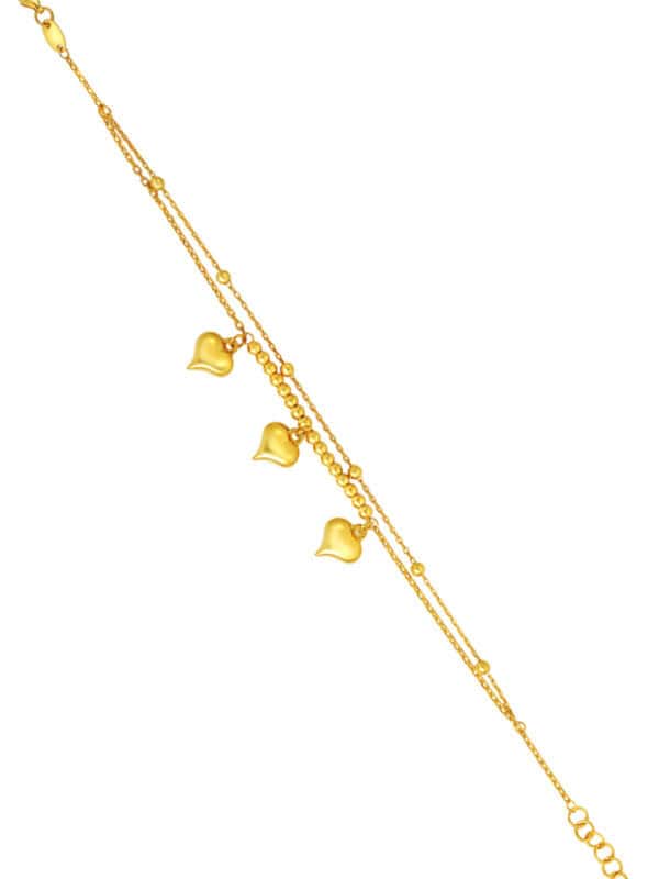 TOMEI Lusso Italia Bracelet, Yellow Gold 916/22K