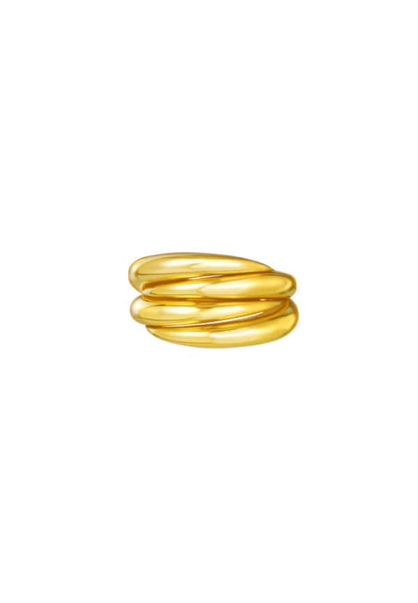 TOMEI Lusso Italia Ring, Yellow Gold 916/22K