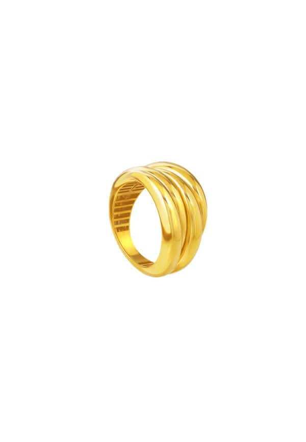 TOMEI Lusso Italia Ring, Yellow Gold 916/22K