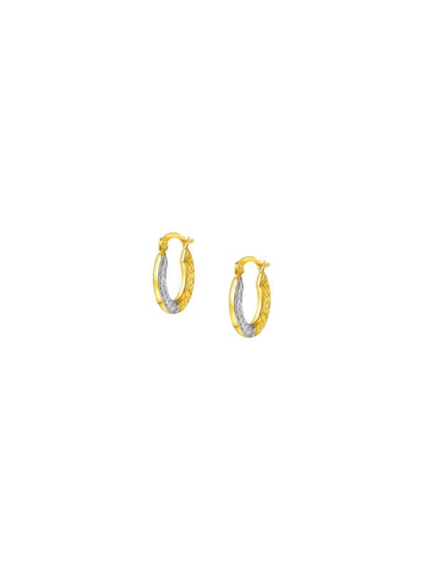 TOMEI Lusso Italia Earrings, Yellow Gold 916/22K