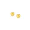 TOMEI Lusso Italia Heart Earrings, Yellow Gold 916/22K