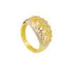 TOMEI Diamond Cut Collection Ring, Yellow Gold 916/22K