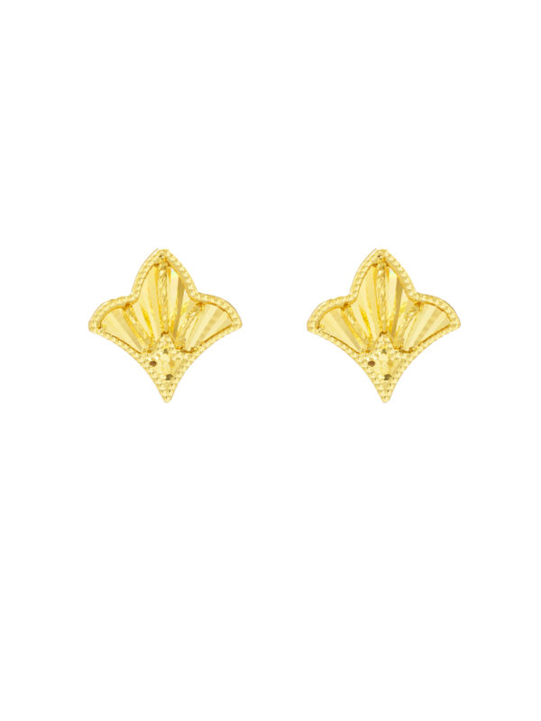 TOMEI x Xifu Earrings, Yellow Gold 999/24K